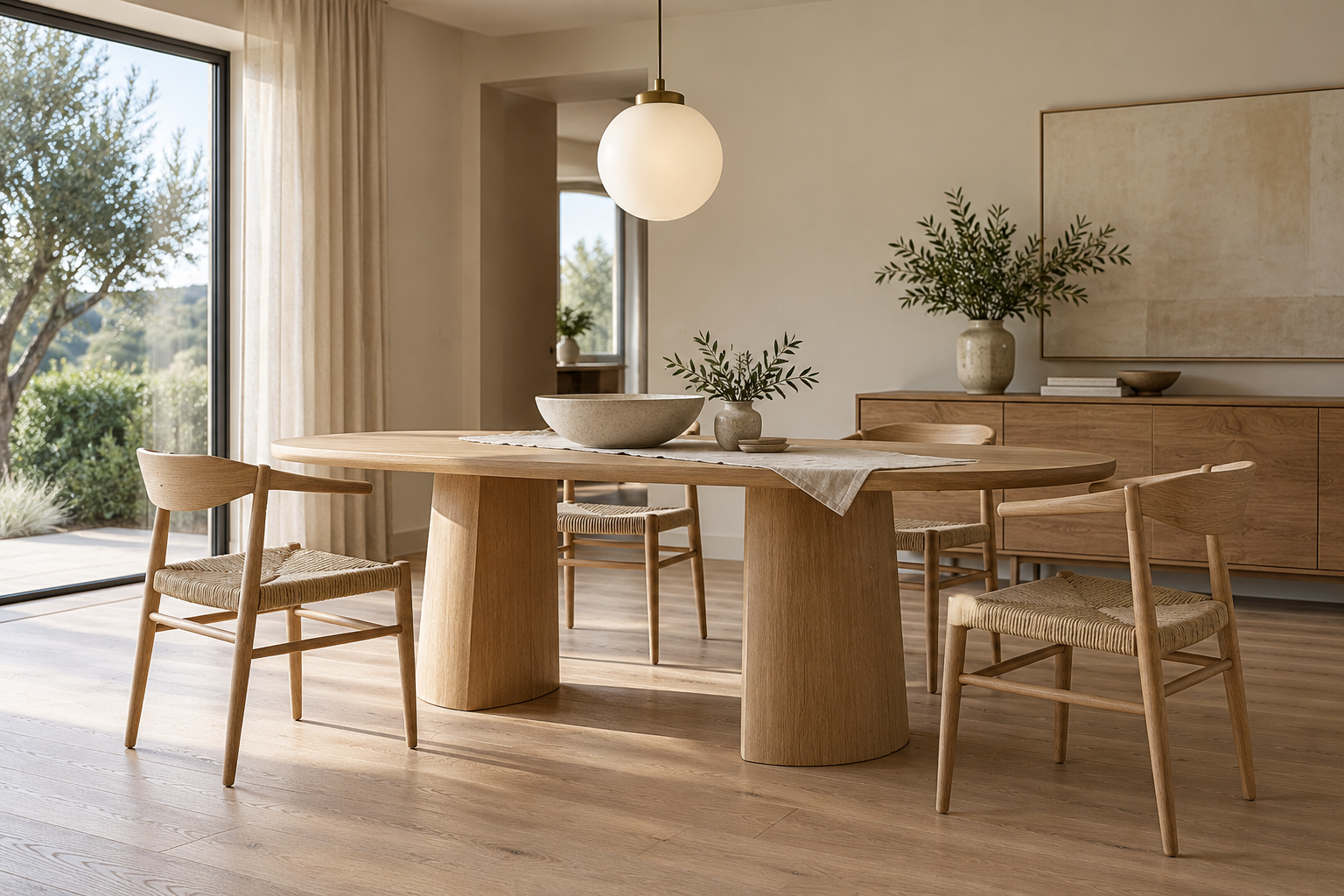 La sala da pranzo che invita a restare