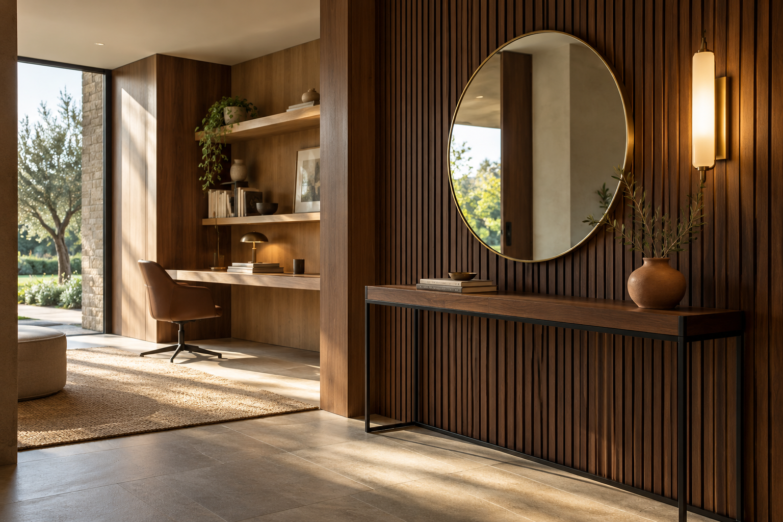 Ordine e carattere nello studio di casa